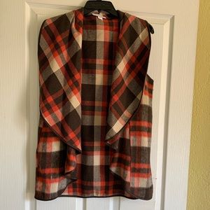 Limelush Botique Brown and Orange Vest